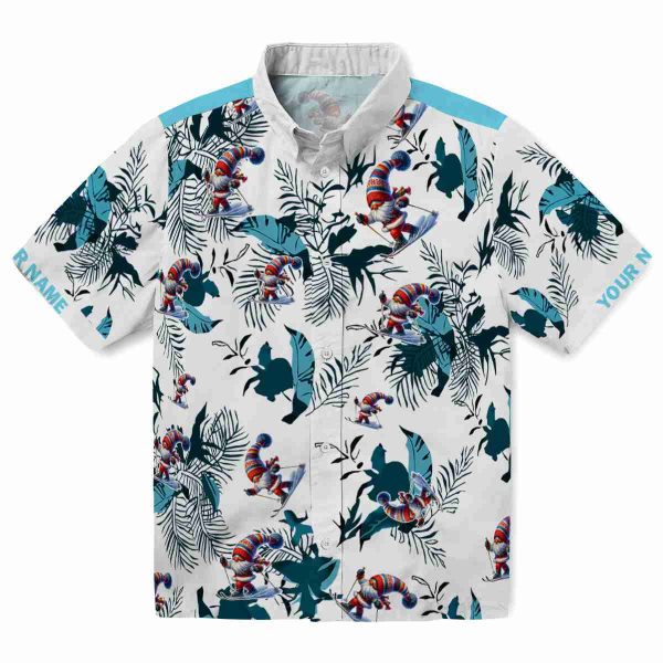 Skiing Botanical Theme Hawaiian Shirt Best selling