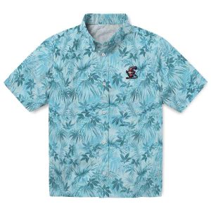 Skiing Leafy Pattern Hawaiian Shirt Best selling