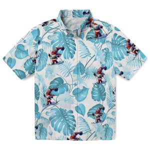 Skiing Tropical Plants Hawaiian Shirt Best selling