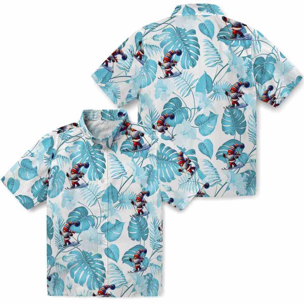 Skiing Tropical Plants Hawaiian Shirt Latest Model