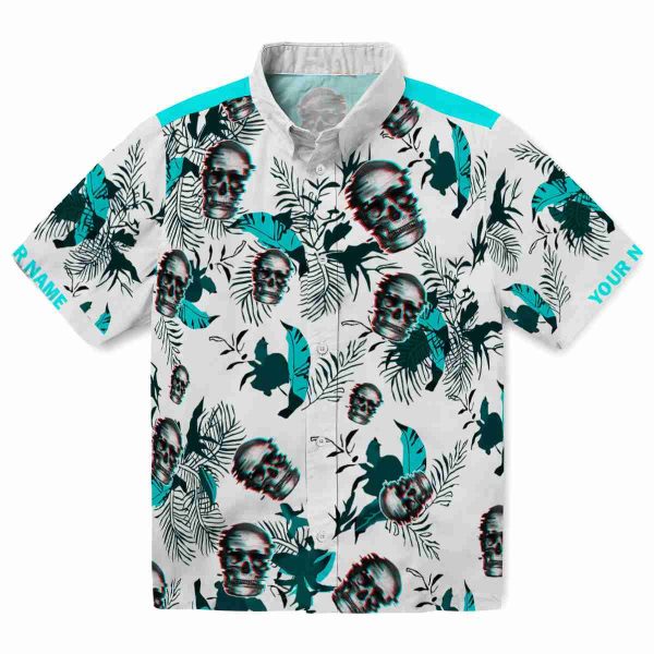 Skull Botanical Theme Hawaiian Shirt Best selling