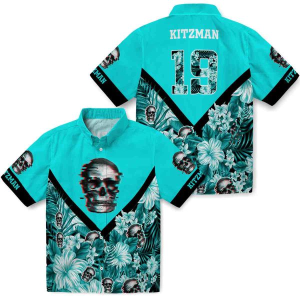 Skull Floral Chevron Hawaiian Shirt Latest Model