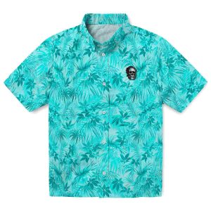 Skull Leafy Pattern Hawaiian Shirt Best selling