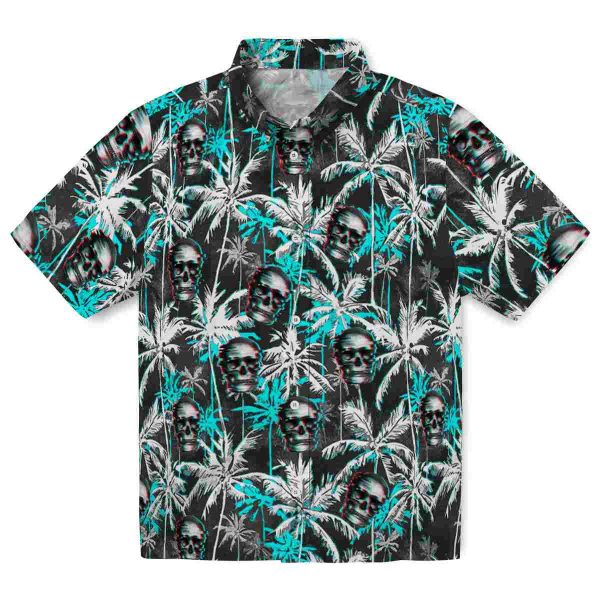 Skull Palm Pattern Hawaiian Shirt Best selling