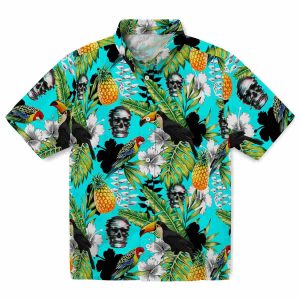 Skull Tropical Toucan Hawaiian Shirt Best selling