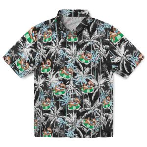 Sloth Palm Pattern Hawaiian Shirt Best selling