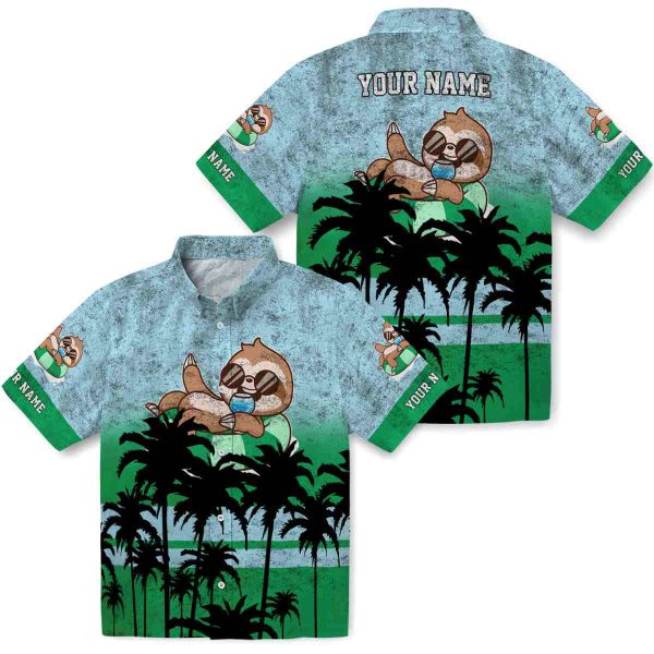 Sloth Sunset Pattern Hawaiian Shirt Latest Model