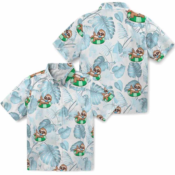 Sloth Tropical Plants Hawaiian Shirt Latest Model