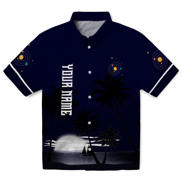 Space Beach Sunset Hawaiian Shirt Best selling