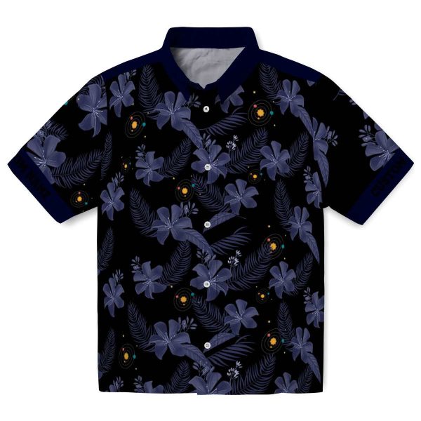 Space Botanical Print Hawaiian Shirt Best selling