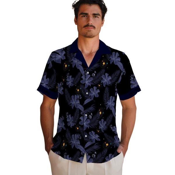 Space Botanical Print Hawaiian Shirt High quality