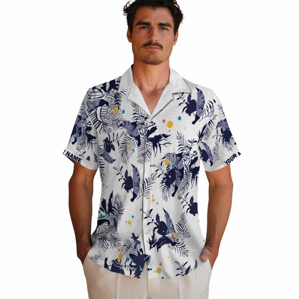 Space Botanical Theme Hawaiian Shirt High quality