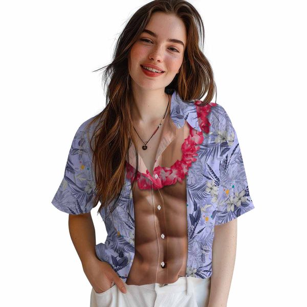 Space Chest Illusion Hawaiian Shirt Trendy