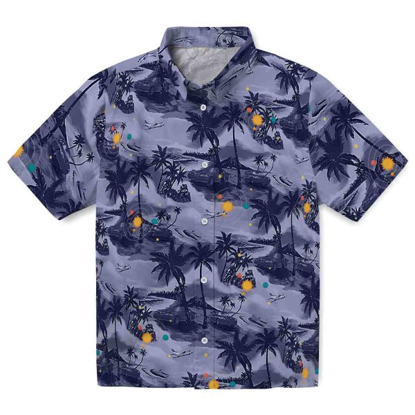 Space Coastal Palms Hawaiian Shirt Best selling