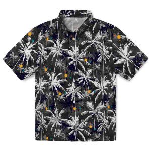 Space Palm Pattern Hawaiian Shirt Best selling