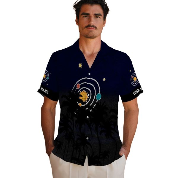 Space Sunset Pattern Hawaiian Shirt High quality