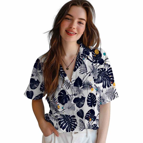 Space Tropical Plants Hawaiian Shirt Trendy