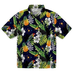 Space Tropical Toucan Hawaiian Shirt Best selling