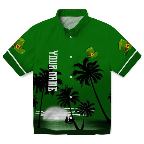 St Patricks Day Beach Sunset Hawaiian Shirt Best selling