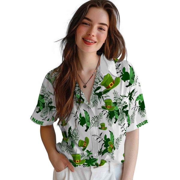 St Patricks Day Botanical Theme Hawaiian Shirt Trendy