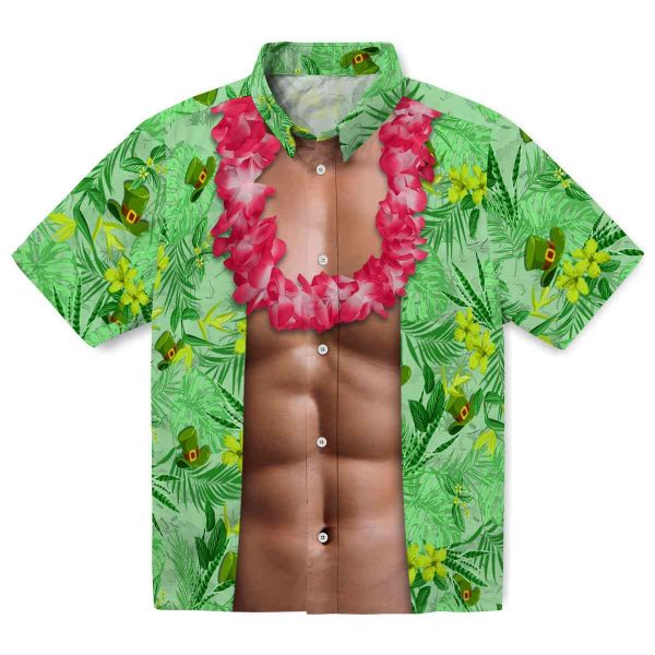 St Patricks Day Chest Illusion Hawaiian Shirt Best selling