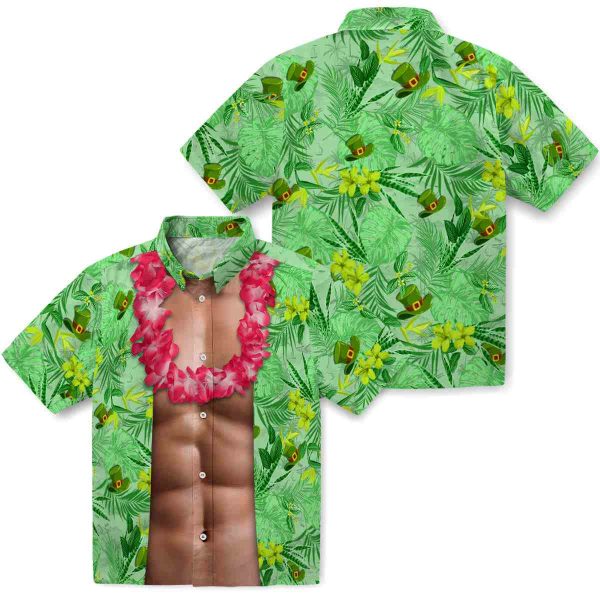 St Patricks Day Chest Illusion Hawaiian Shirt Latest Model