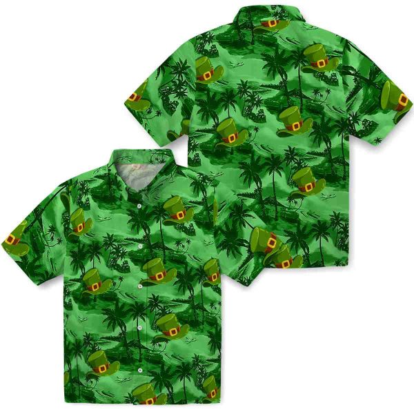 St Patricks Day Coastal Palms Hawaiian Shirt Latest Model