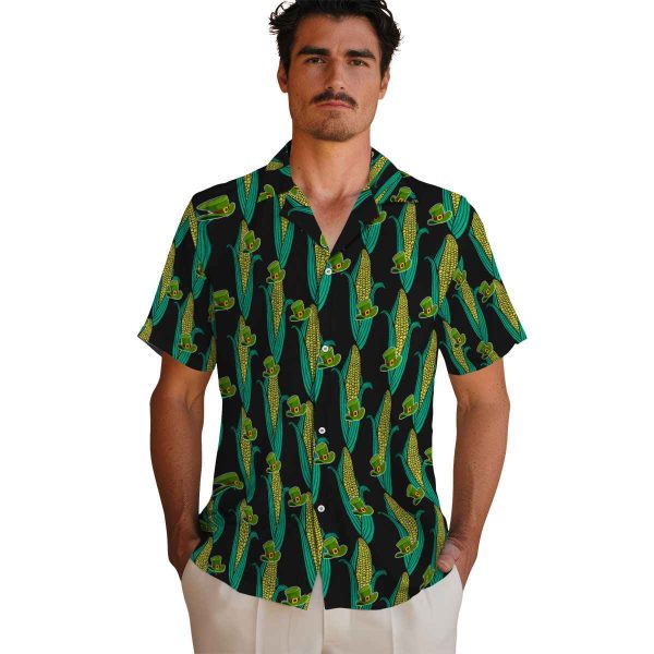 St Patricks Day Corn Motifs Hawaiian Shirt High quality