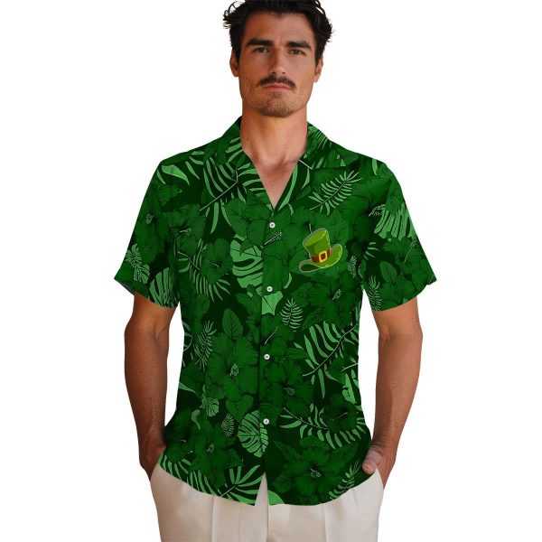 St Patricks Day Jungle Vibes Hawaiian Shirt High quality