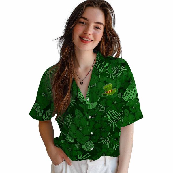 St Patricks Day Jungle Vibes Hawaiian Shirt Trendy