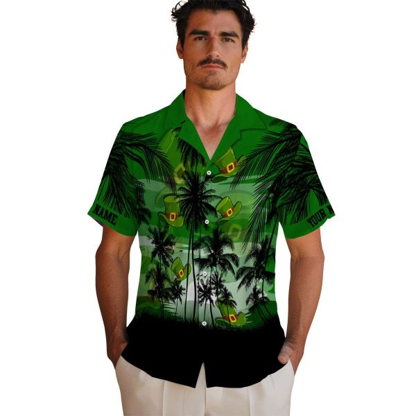 St Patricks Day Sunset Scene Hawaiian Shirt High quality