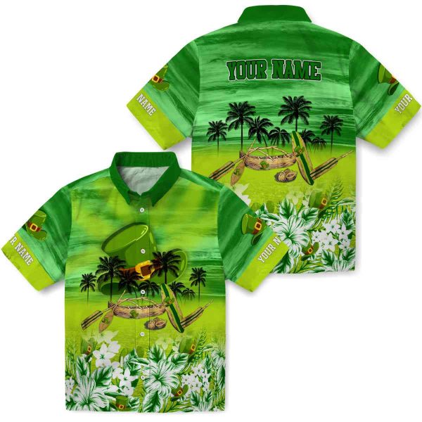 St Patricks Day Tropical Canoe Hawaiian Shirt Latest Model