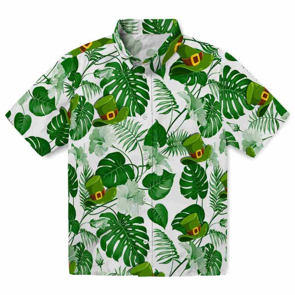 St Patricks Day Tropical Plants Hawaiian Shirt Best selling