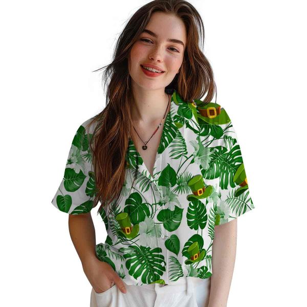 St Patricks Day Tropical Plants Hawaiian Shirt Trendy