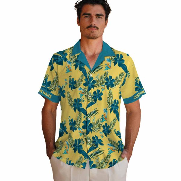 Summer Botanical Print Hawaiian Shirt High quality