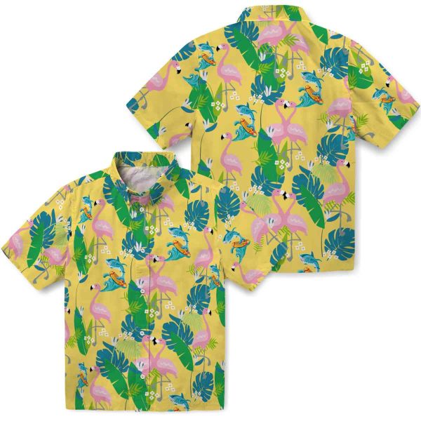 Summer Flamingo Foliage Hawaiian Shirt Latest Model