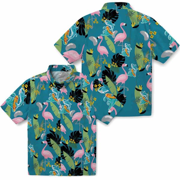 Summer Flamingo Leaves Hawaiian Shirt Latest Model