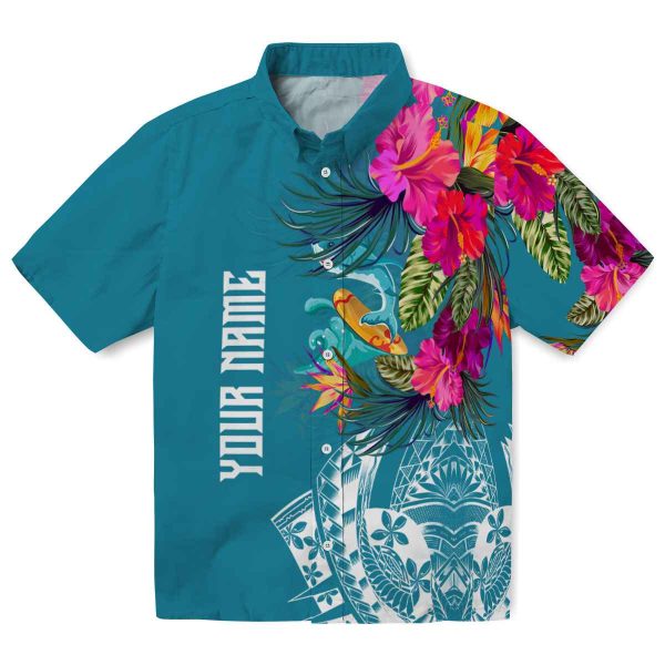 Summer Floral Polynesian Hawaiian Shirt Best selling