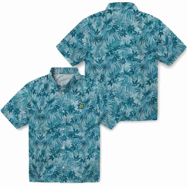 Summer Leafy Pattern Hawaiian Shirt Latest Model