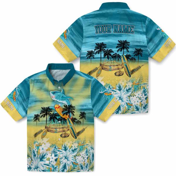 Summer Tropical Canoe Hawaiian Shirt Latest Model