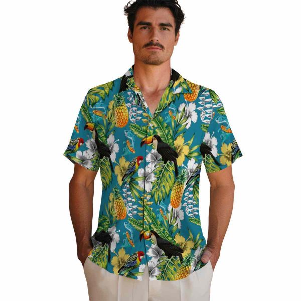 Summer Tropical Toucan Hawaiian Shirt High quality