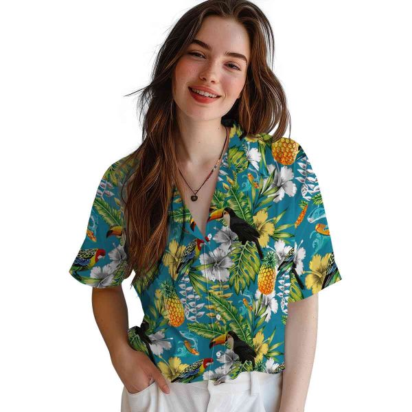 Summer Tropical Toucan Hawaiian Shirt Trendy