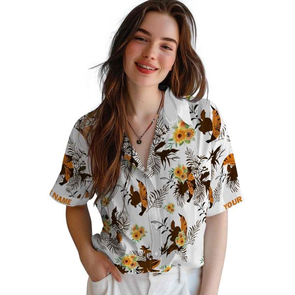 Sunflower Botanical Theme Hawaiian Shirt Trendy