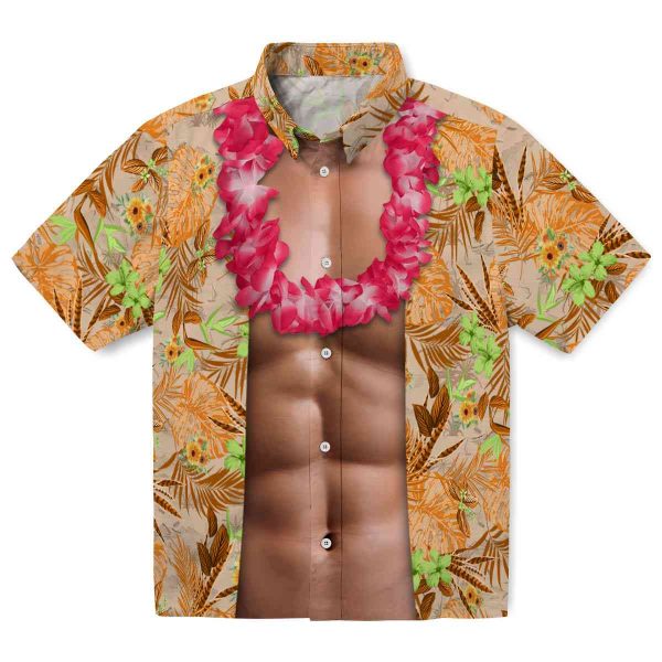 Sunflower Chest Illusion Hawaiian Shirt Best selling