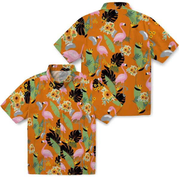 Sunflower Flamingo Leaves Hawaiian Shirt Latest Model