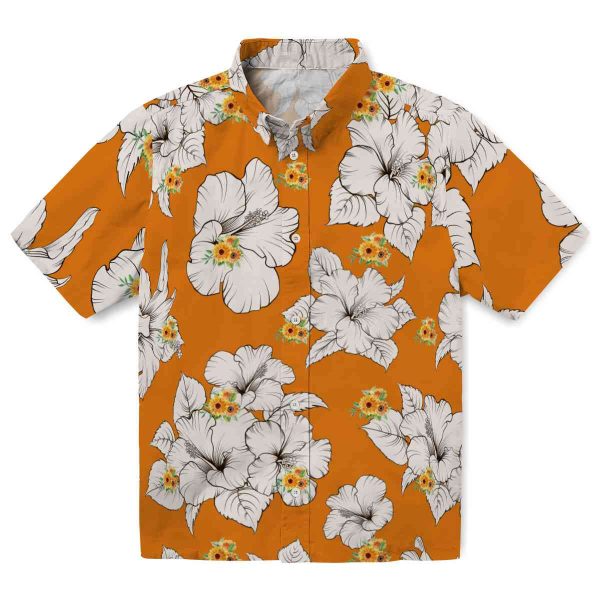 Sunflower Hibiscus Blooms Hawaiian Shirt Best selling