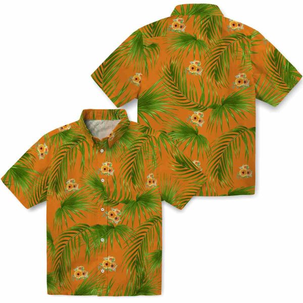 Sunflower Leafy Palms Hawaiian Shirt Latest Model