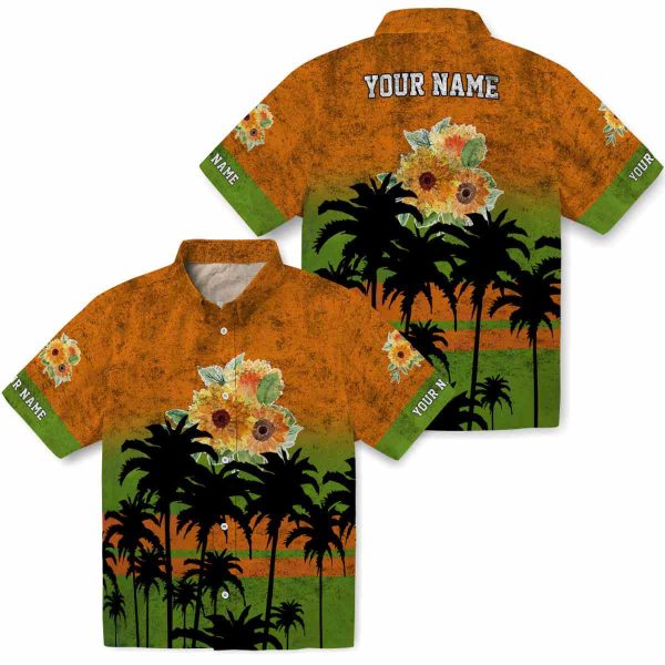 Sunflower Sunset Pattern Hawaiian Shirt Latest Model