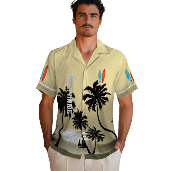 Surf Beach Sunset Hawaiian Shirt High quality