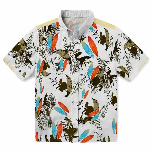 Surf Botanical Theme Hawaiian Shirt Best selling